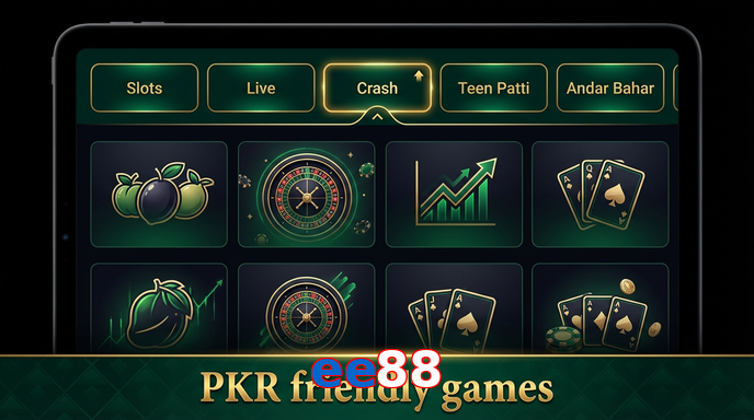 Game list for Ee88 games section