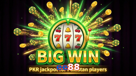 Big win animation on Ee88 slot game